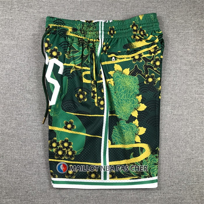 Short Boston Celtics Lunar New Year Mitchell & Ness Just Don Vert